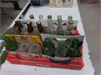 Case of soda bottles