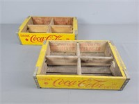 2x The Bid Vintage Coca Cola Crates