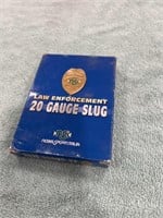 Law enforcement 20 GA slug 10 to a box