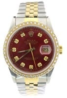 Rolex 16233 Datejust 36mm w/ Diamond Watch
