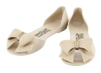 Ferragamo Nude Bow Pumps