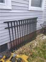 2 Aluminum Fence Sections-48 x 72