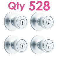 Qty 528- Entry Door Knobs