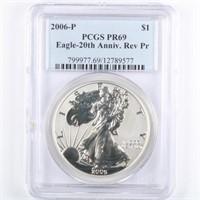 2006-P Rev PR Silver Eagle PCGS PR69