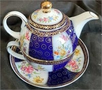 (3) Lillian Vernon Multi-Color Miniature Tea