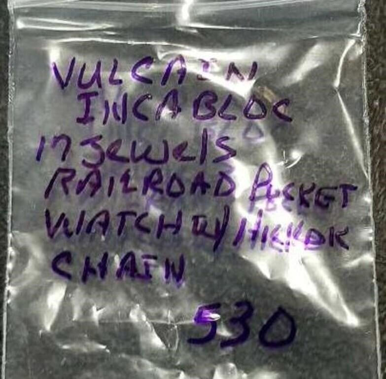 Vulcain Incabloc pocket watch