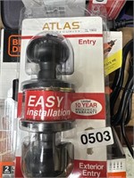 ATLAS ENTRY DOOR KNOB RETAIL $30