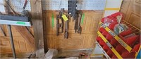 Wall Lot of Wrenches & Misc.