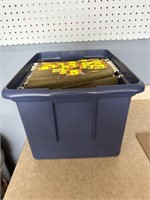 Filing Box With Folders