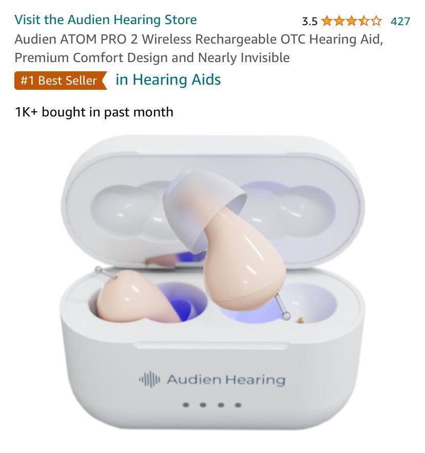 Wireless Rechargeable OTC Hearing Aid,