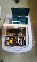 2 Toolboxes with Contents - sodering iron