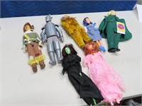 (7) WIZARD OF OZ Action Figure Toys (most 80s)