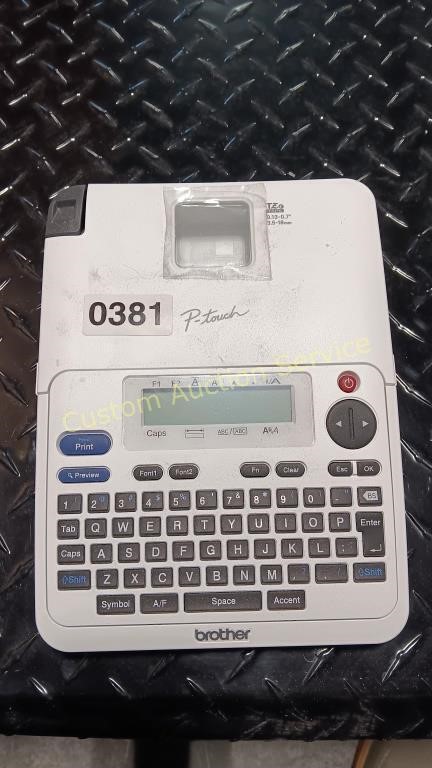 P TOUCH BROTHER LABEL MAKER