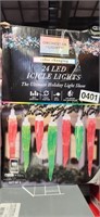 24 LED ICICLE LIGHTS