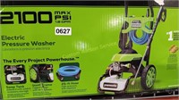 GREEN WORKS 2100 MAX PSI ELECTRIC PRESSUE WASHER