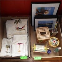 BEACH DECOR TOWELS, TOOTHBRUSH HOLDERS, SOAP>>>