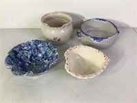Vintage North Carolina Pottery Bowls