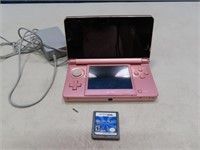 Pink NINTENDO 3DS Video Game + Game & Charger