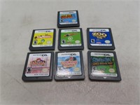 (7) asst Nintendo DS Games CookingMama~Mario etc