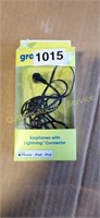 EARPHONES WITH IPHONE CONNECTOR