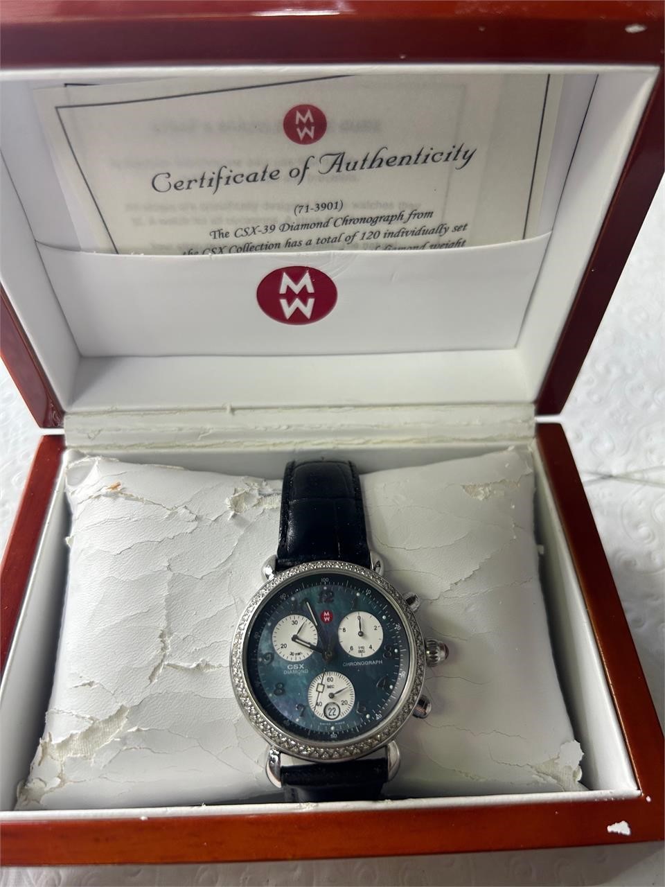 Michelle CSX-39 Mens Diamond Chronograph Watch