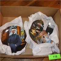 5 GONE WITH WIND COLLECTOR PLATES W/ COA & BOXES