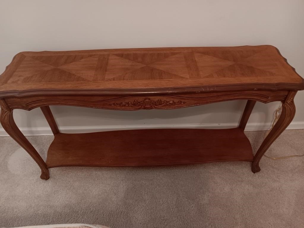 Sofa table 55 inches by 26 great shape