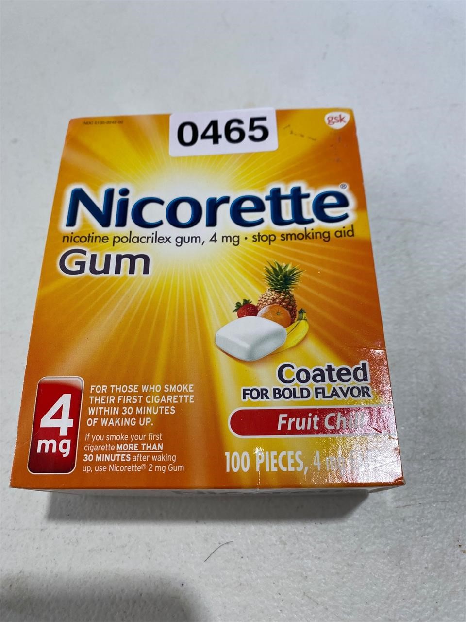 Nicorette gum