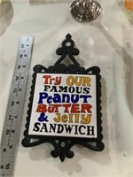 try our famous peanut butter and jelly trivet
