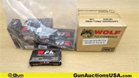 Wolf 9mm Ammo. 1000 Total Rds; 9mm 115 Grain FMJ..