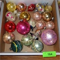 VINTAGE ORNAMENTS- INDENTED, WIRE WRAPPED, ETC>>>