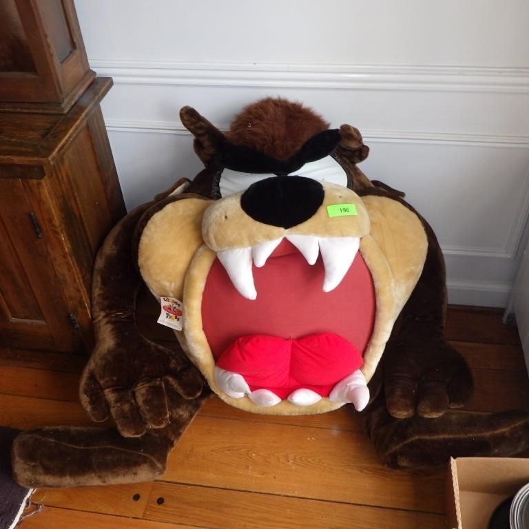 **HUGE** LOONEY TUNES TAZMANIAN DEVIL PLUSH ANIMAL