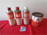 3 SIMPLICITY CANS, ALLIS CHALMERS PAINT CAN