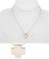 Tiffany & Co Roman Cross Ball Chain Necklace