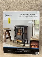 mainstays 3d electric stove