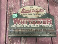 Whitaker Advertisement Sign