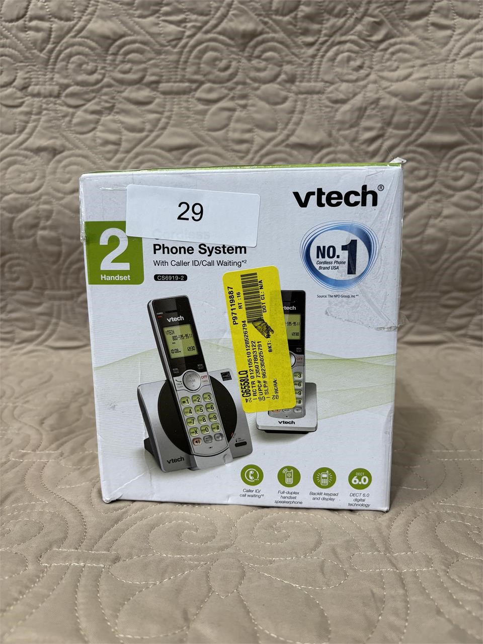 vtech two pack cordless phone system