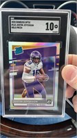 2020 Panini Optic Holo Justin Jefferson RC SGC10