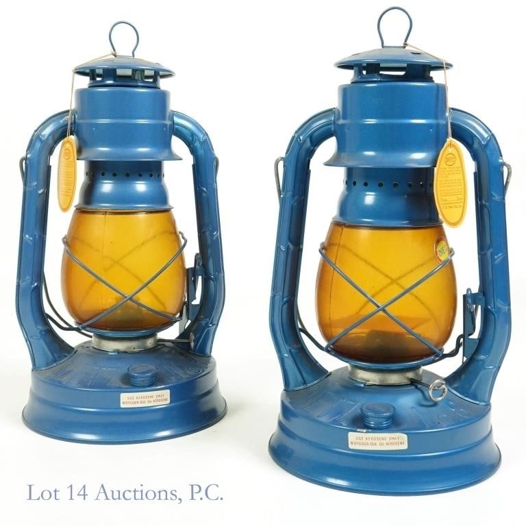 R.E. Dietz No. 8 Kerosene Lanterns (2)
