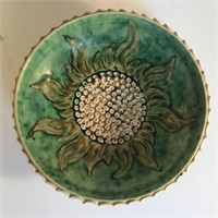 SUNFLOWER CERAMIC BOWL