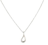 Tiffany & Co. Open Teardrop Necklace