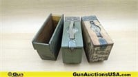 COLLECTOR'S Ammo Box's . Good Condition. Set of 3