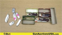 Remington, Winchester Knives. Excellent. Lot of 10