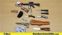 Colt, S&W, Special Ops, Etc. Knives & Lighter. Exc