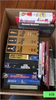 ASST. VHS TAPES & DVD'S