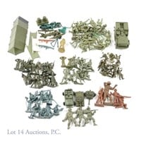 Plastic Army & Navy Men + Accessories (90 Pcs)