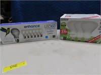 (12) New LED Light Bulbs 6-LED60 & 6-65w Flood