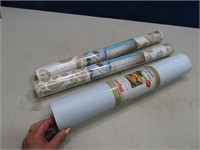 (3) New Rolls CONTACT Shelf LIner & Adhesive Paper
