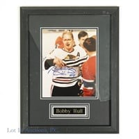 "Bloodied" Bobby Hull Signed Photo