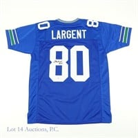 Steve Largent Signed Rep Seattle Seahawks Jersey